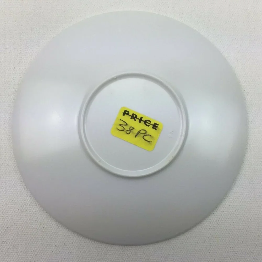 Vintage White Melamine Saucer Plates Lot 6  Melmac RV Camper Camping